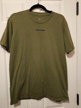 United By Blue Men’s Large Olive Green Organic Cotton Logo T-Shirt